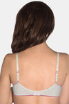 Amante Padded Non Wired Full Coverage T-Shirt Bra - White Smoke — thumbnail 2